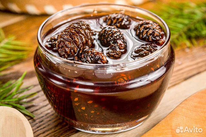 Сосновые шишки в меду