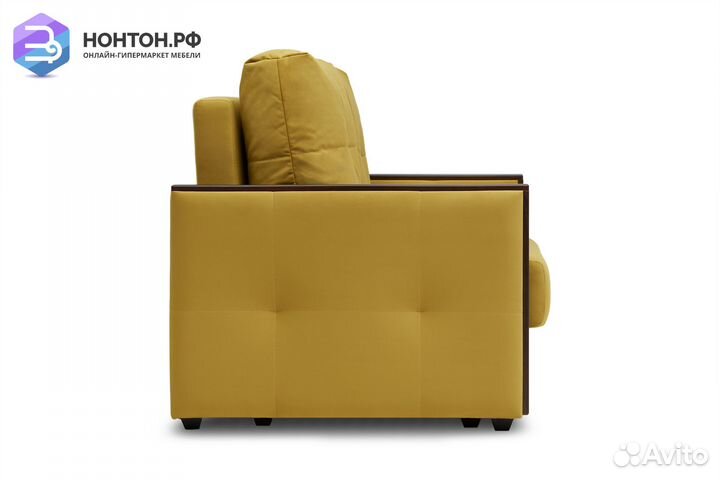 Диван еврокнижка Инсайд горчичный