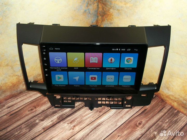 Магнитола Mitsubishi Lancer X Android GPS WiFi