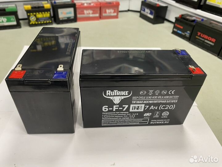Тяговый аккумулятор RuTrike 6-F-7