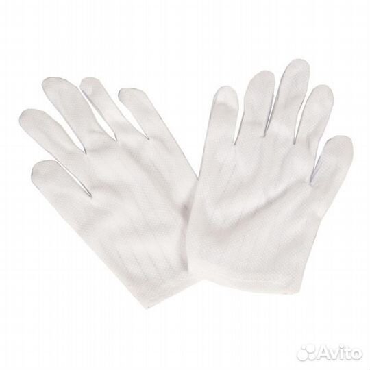 Перчатки антистатические (белые) MY-8978 MY-8978