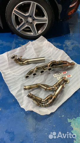Коллектора выпускные Mercedes w208 clk 55, clk430