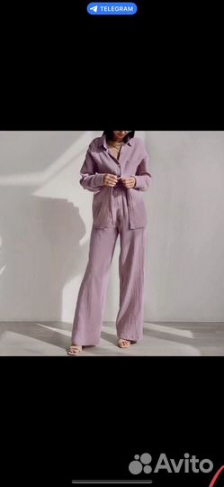 Муслиновый костюм женский