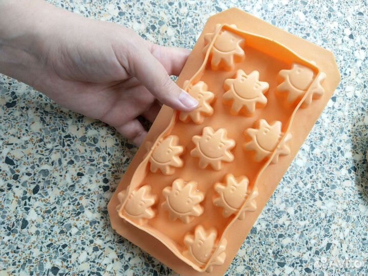 Форма для льда силиконовая