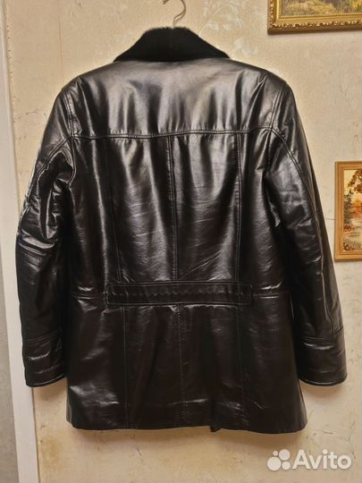 Кожаная натуральная куртка мужская