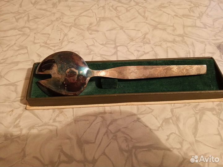 Ложка для торта или мороженого мельхиоровая