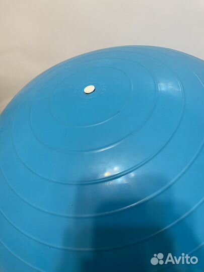 Фитбол синий мяч гимнастический бу