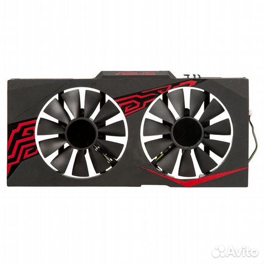 Кожух с вентиляторами для видеокарты Asus EX-GTX10