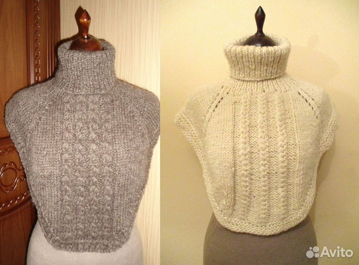 Новые Манишки из натуральной шерсти