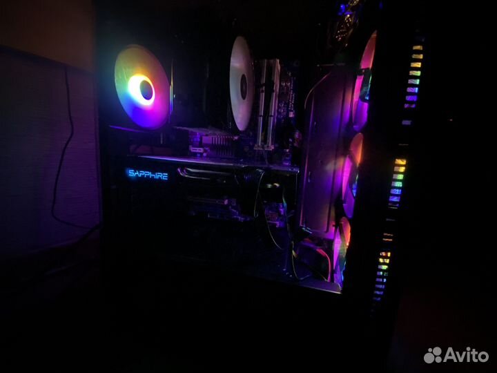 Игровой компьютер 8 ядер 16гб RX570 8gb