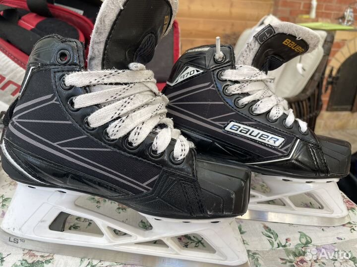 Вратарские детский коньки bauer s170