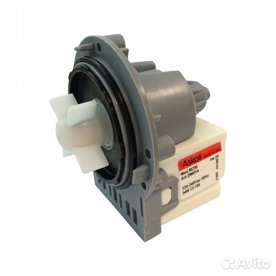 Насос для стиральной машины Askoll M230 34W 3 винт