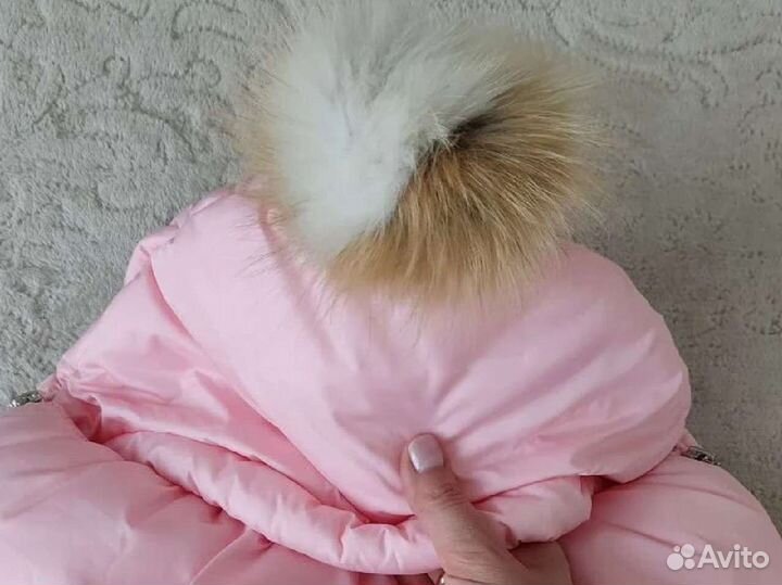 Конверт на выписку или в коляску для девочки