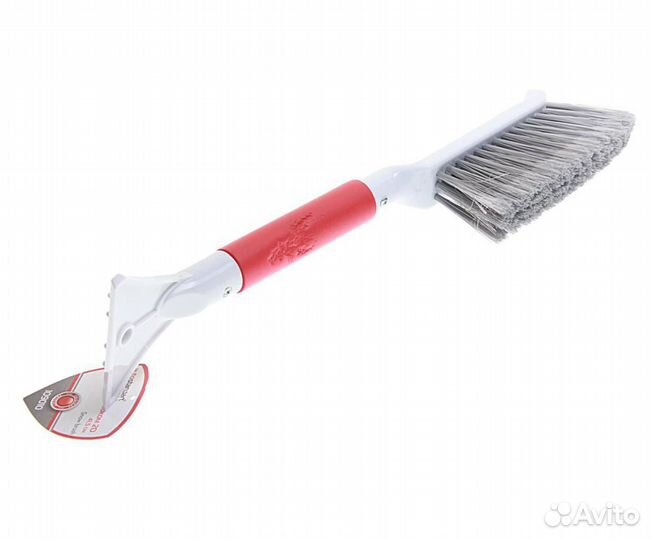 Щетка со скребком 42см белая autostandart
