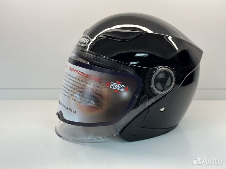 Шлем открытый для мото Yema