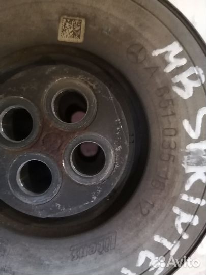 Шкив Коленвала Мерседес Спринтер 906 ом 651