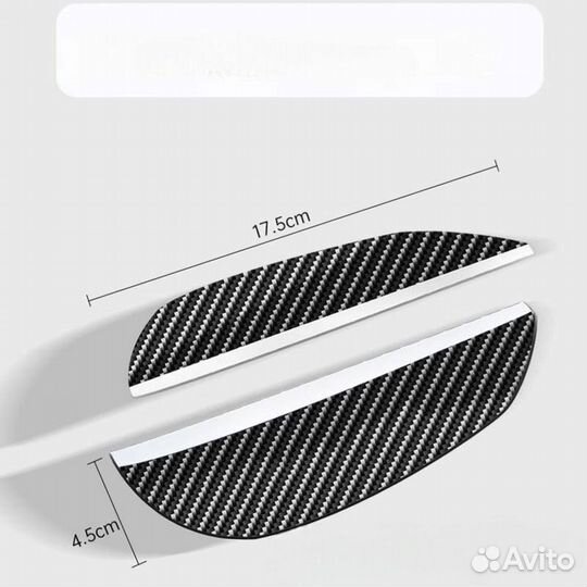 Карбоновые накладки антидождь на Omoda