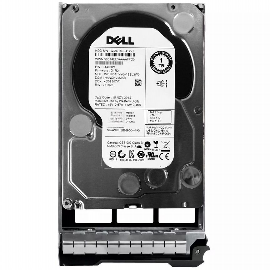 [440RW] Жесткий Диск Dell 1tb Sas 3,5" Hdd 440rw