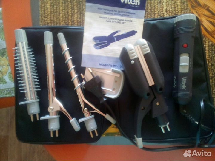 Фен.Утюжок с насадками