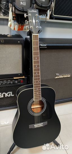 Parkwood W81-BKS TA трансакустическая гитара