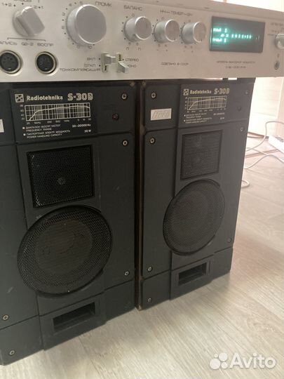Усилитель и колонки S30B-Радиотехника