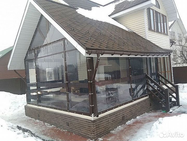 Мягкие окна для беседки