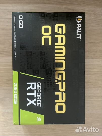 Видеокарта rtx 2060 super palit gaming pro