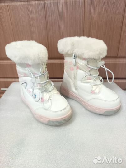 Сапожки белые раз.27