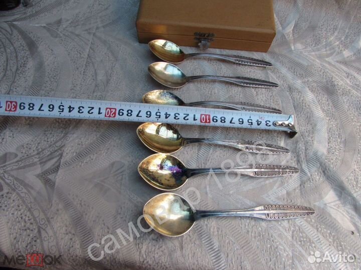 Ложки 227 грамм СССР серебро 875 пробы