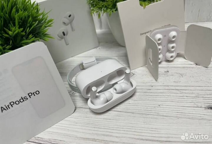 Наушник AirPods pro 2 Premium (гарантия+ чехол)