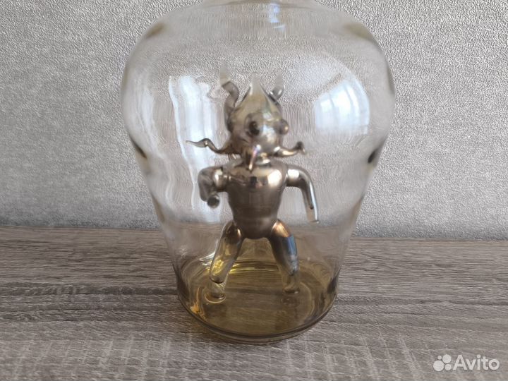 Штофы и графины СССР чертенок гутная техника