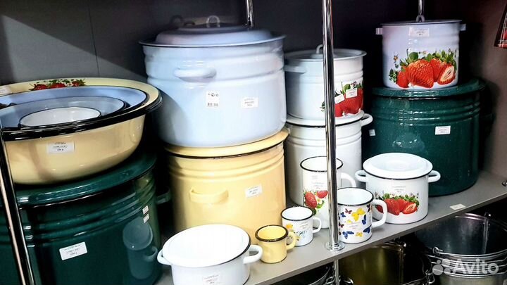 Бак эмалированный кастрюля