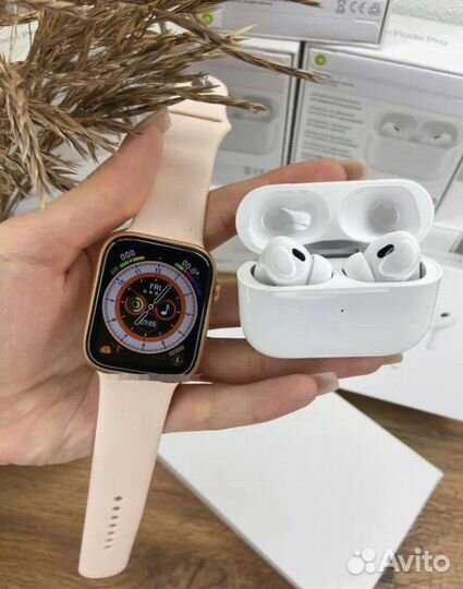 Подарочный набор Apple 2 в 1 AirPods + Apple Watch
