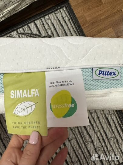 Матрас детский 120 60 plitex