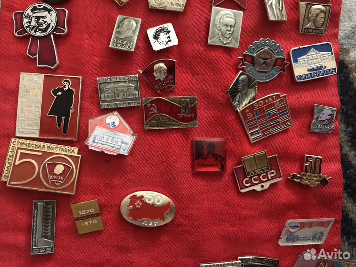 Значки Ленин, влксм, кпсс, СССР