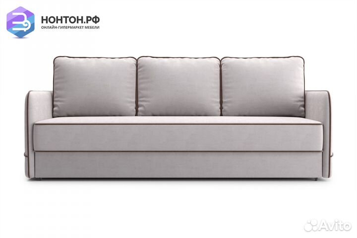 Диван еврокнижка Энерджи 3-х местный бежевый