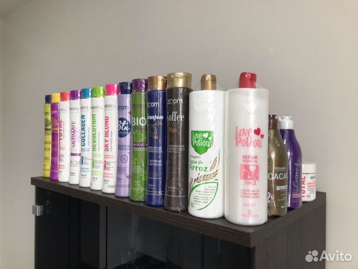 Составы Кератин, ботокс для волос