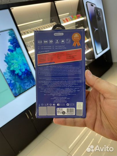 Защитное стекло remax для iPhone от X до 15 ProMax