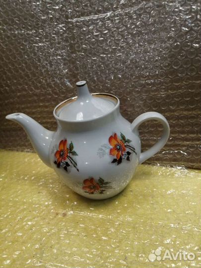 Чайный сервиз Маки Дулево, новый, 6 персон, 15 пре