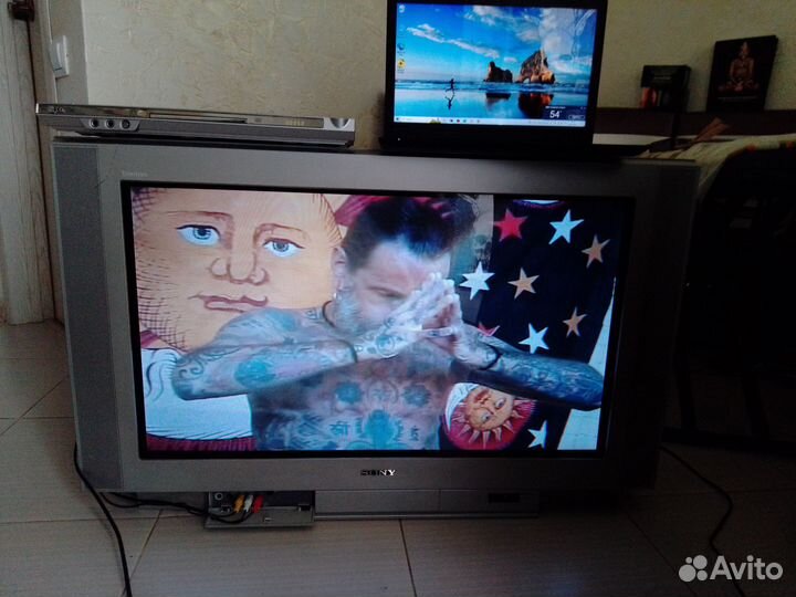 Телевизор Sony Trinitron 34 дюйма