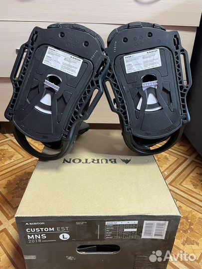 Крепления для сноуборда burton custom 2018 L EST