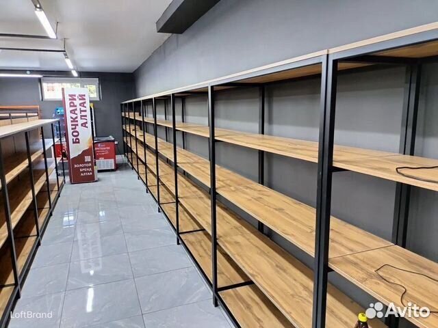 Стеллаж для магазина лофт