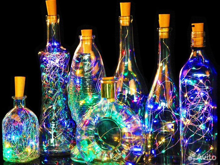 Подсветка в бутылку / Светильник-пробка