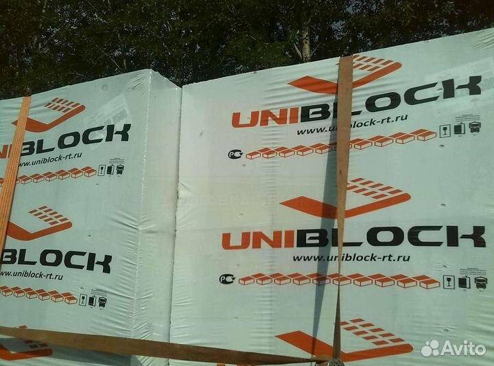 Униблок газоблок, пеноблок