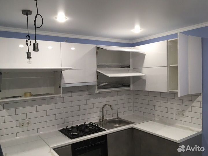 Кухонный гарнитур. Кухня с барной стойкой ксп:1789