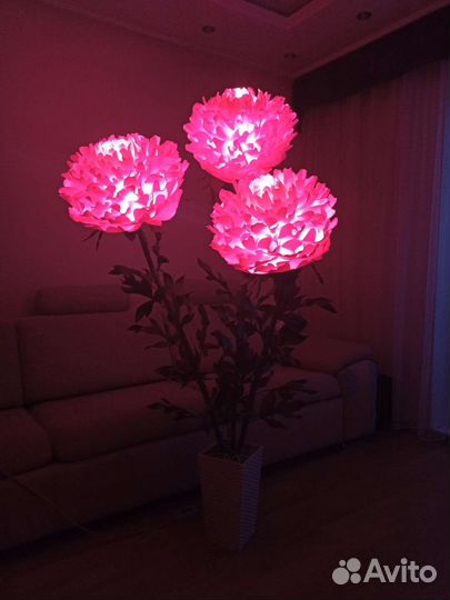 Светильники торшеры ростовые цветы