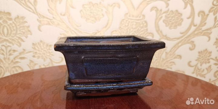 Горшок для бонсай керамический малый