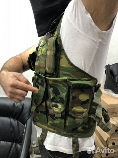 Разгрузочный жилет плитка Военная Обмундирование