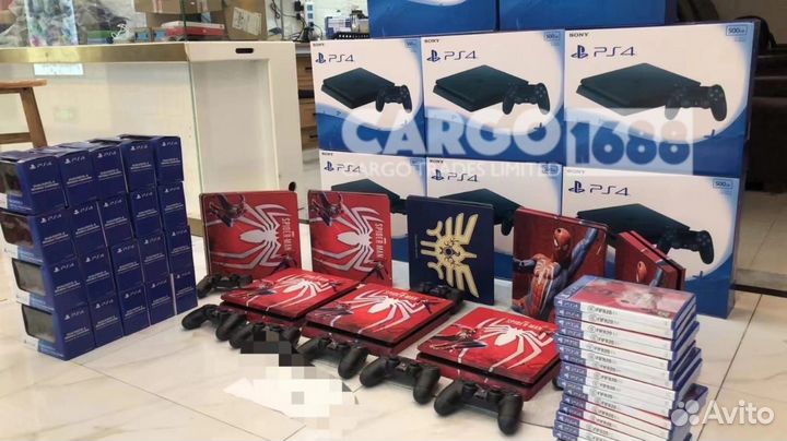 Sony playstation 4+прошита+8000 игр