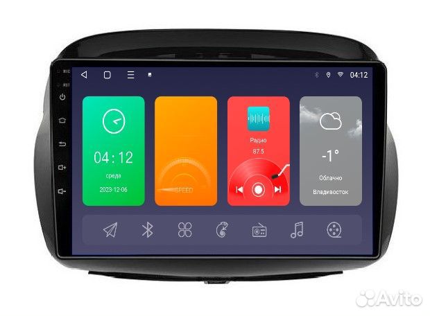 Магнитола Honda Edix Android 12 8+128Gb